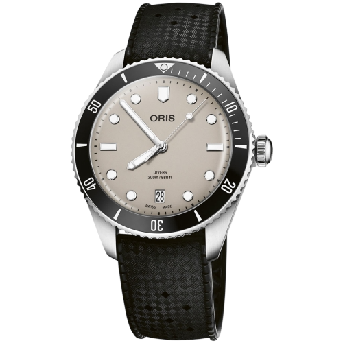 Oris Divers Date 39mm Beige Dial Watch