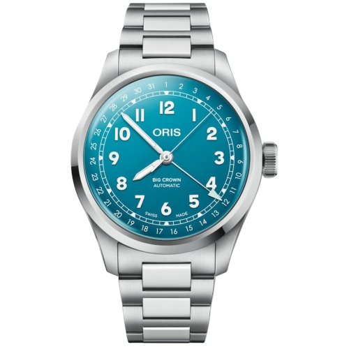Oris Big Crown Pointer Date 40mm Turquoise Dial Watch