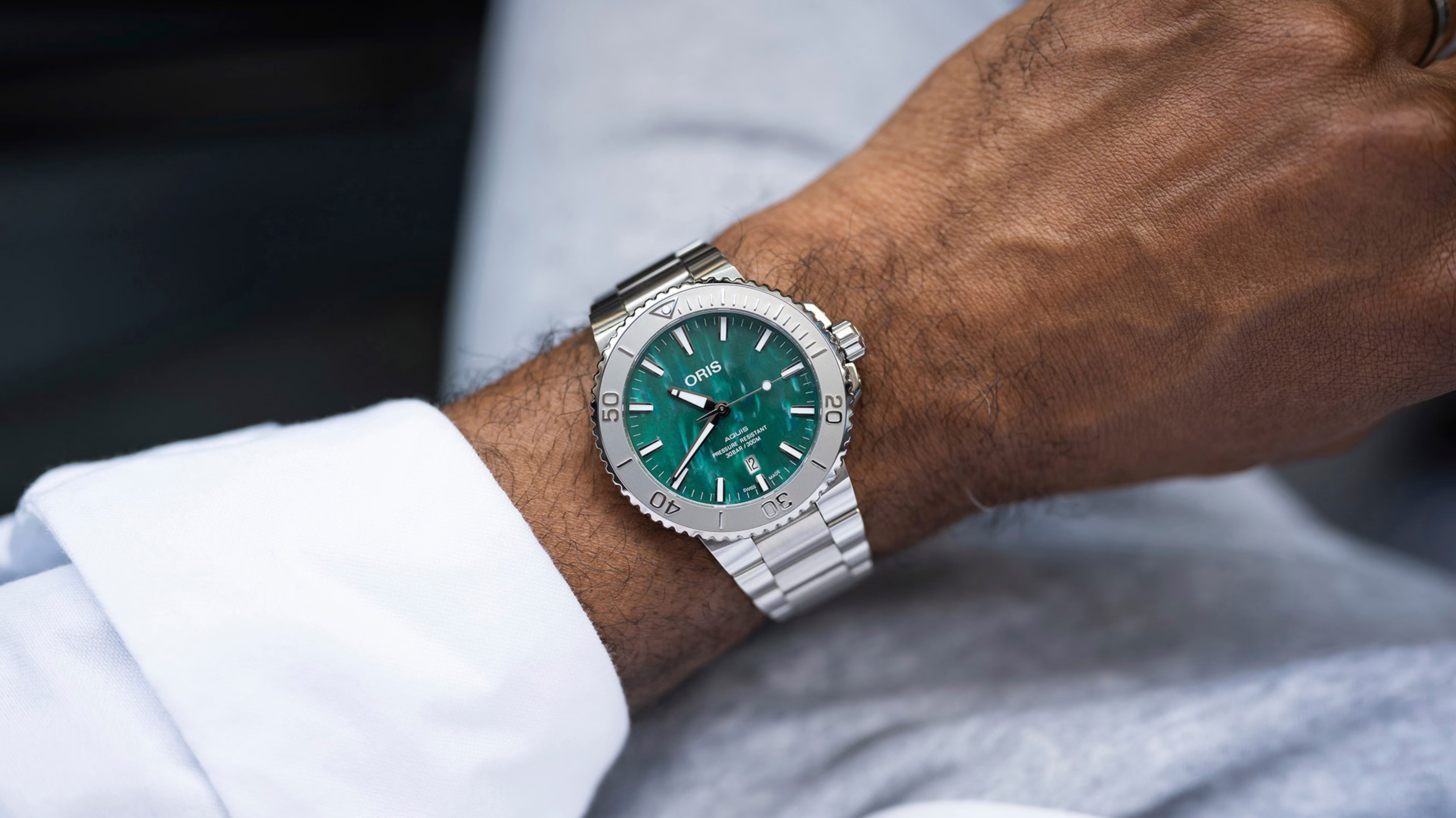 Oris Aquis Date 43.5mm Green Watch