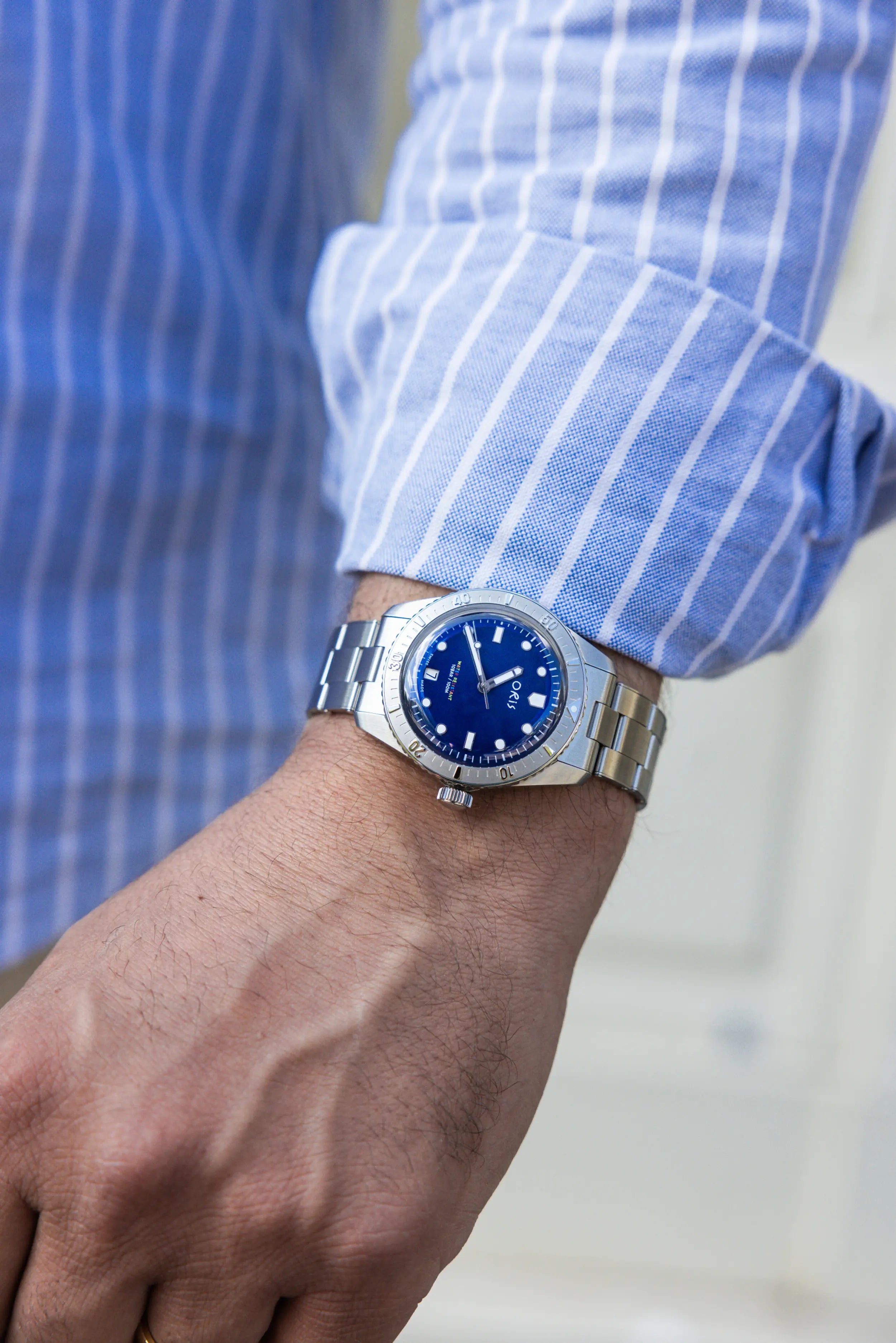 Oris Divers Sixty Five 38mm Blue Dial Watch