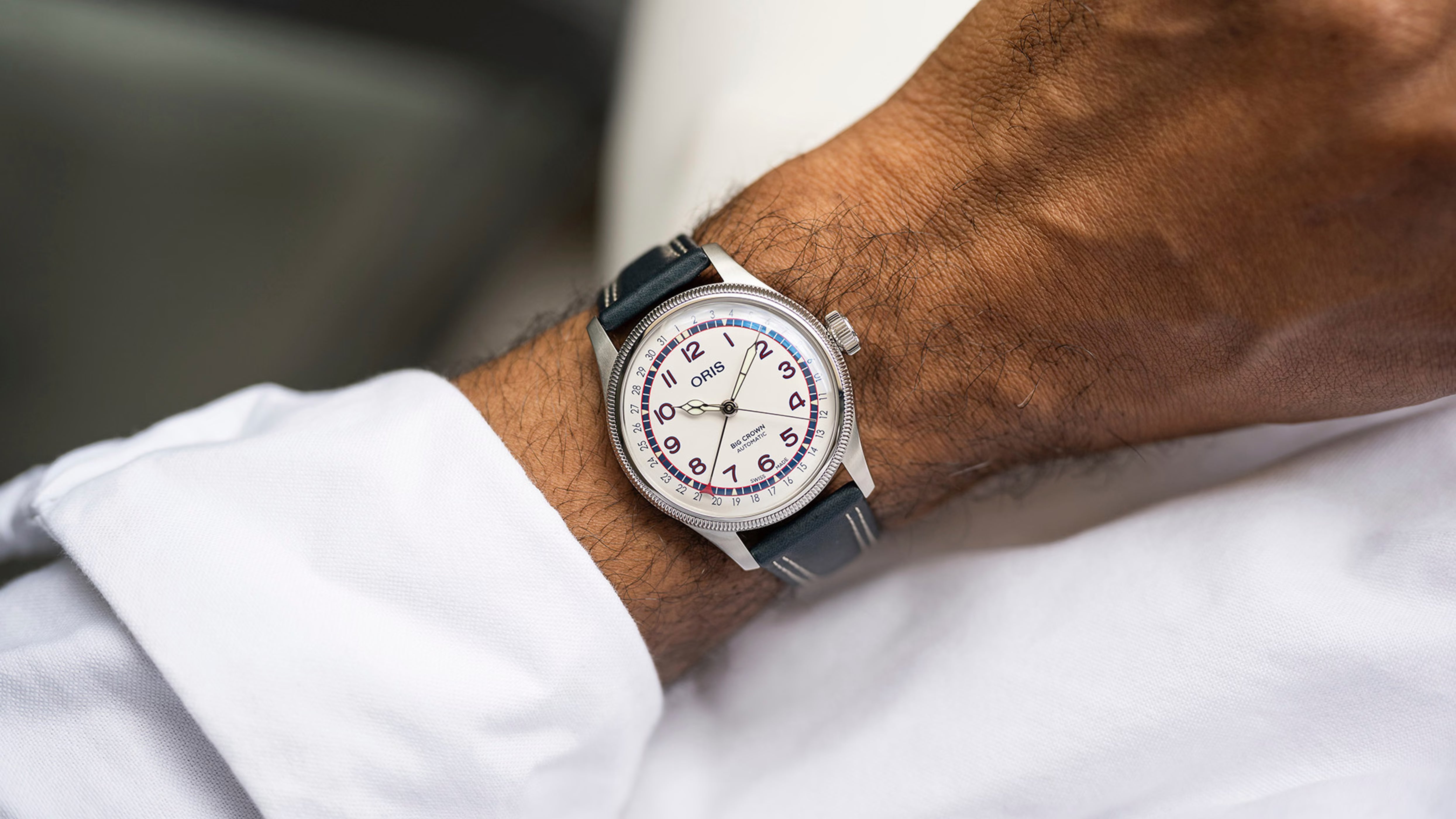 Oris Big Crown Pointer Date 40mm White Dia Hank Aaron Limited Edition Watch