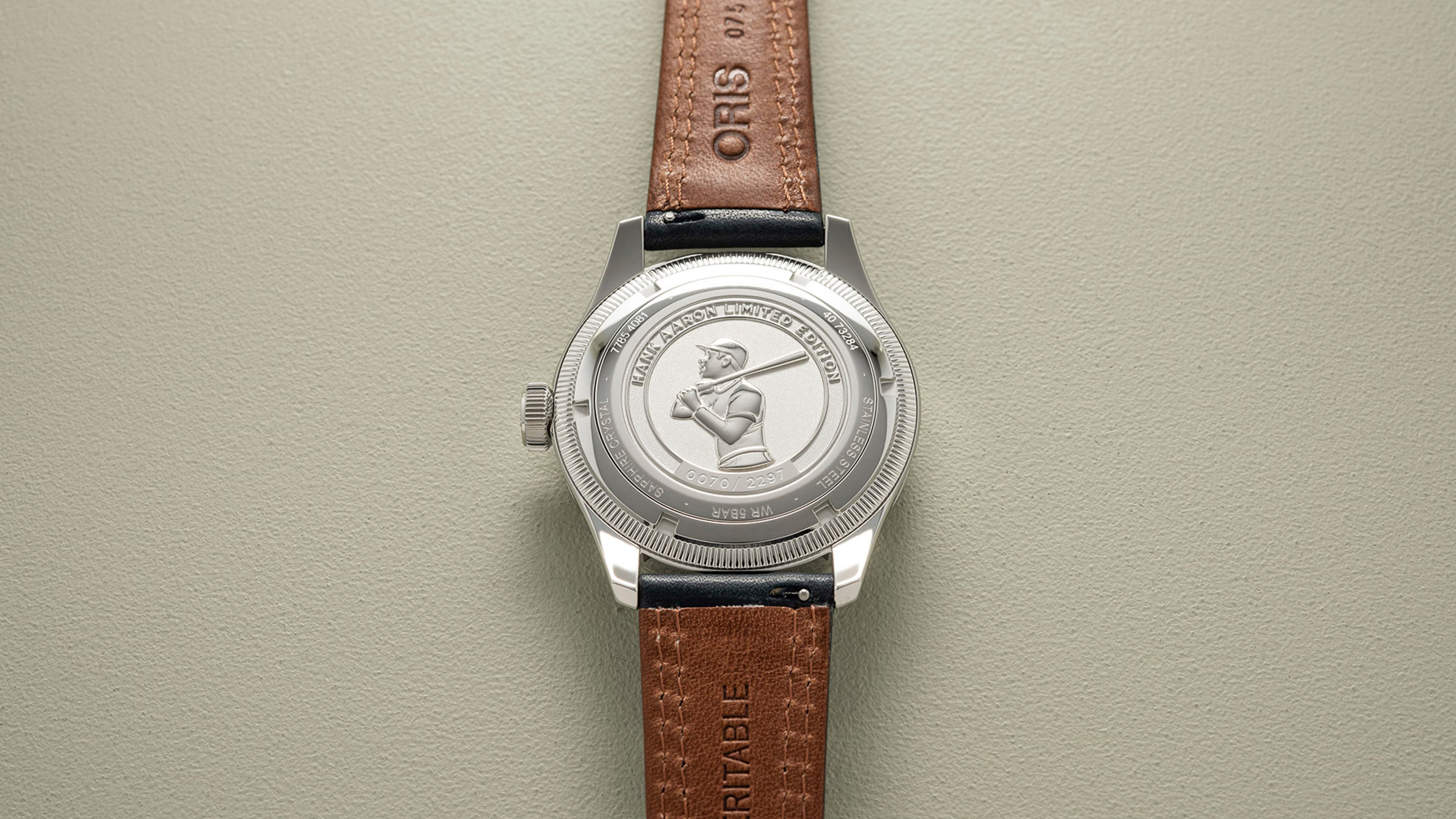 Oris Big Crown Pointer Date 40mm White Dia Hank Aaron Limited Edition Watch