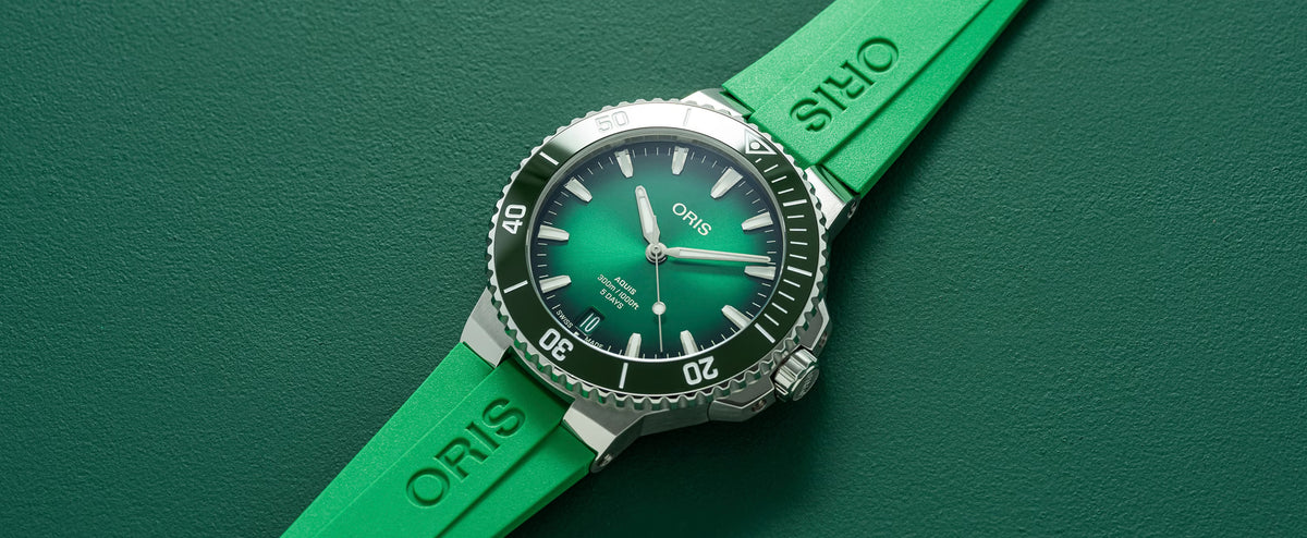 Pre-Owned Oris Aquis Date Green Dial 43.5mm