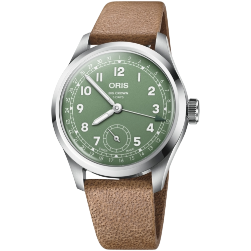 Oris Big Crown Pointer Date 40mm Green Dial Watch