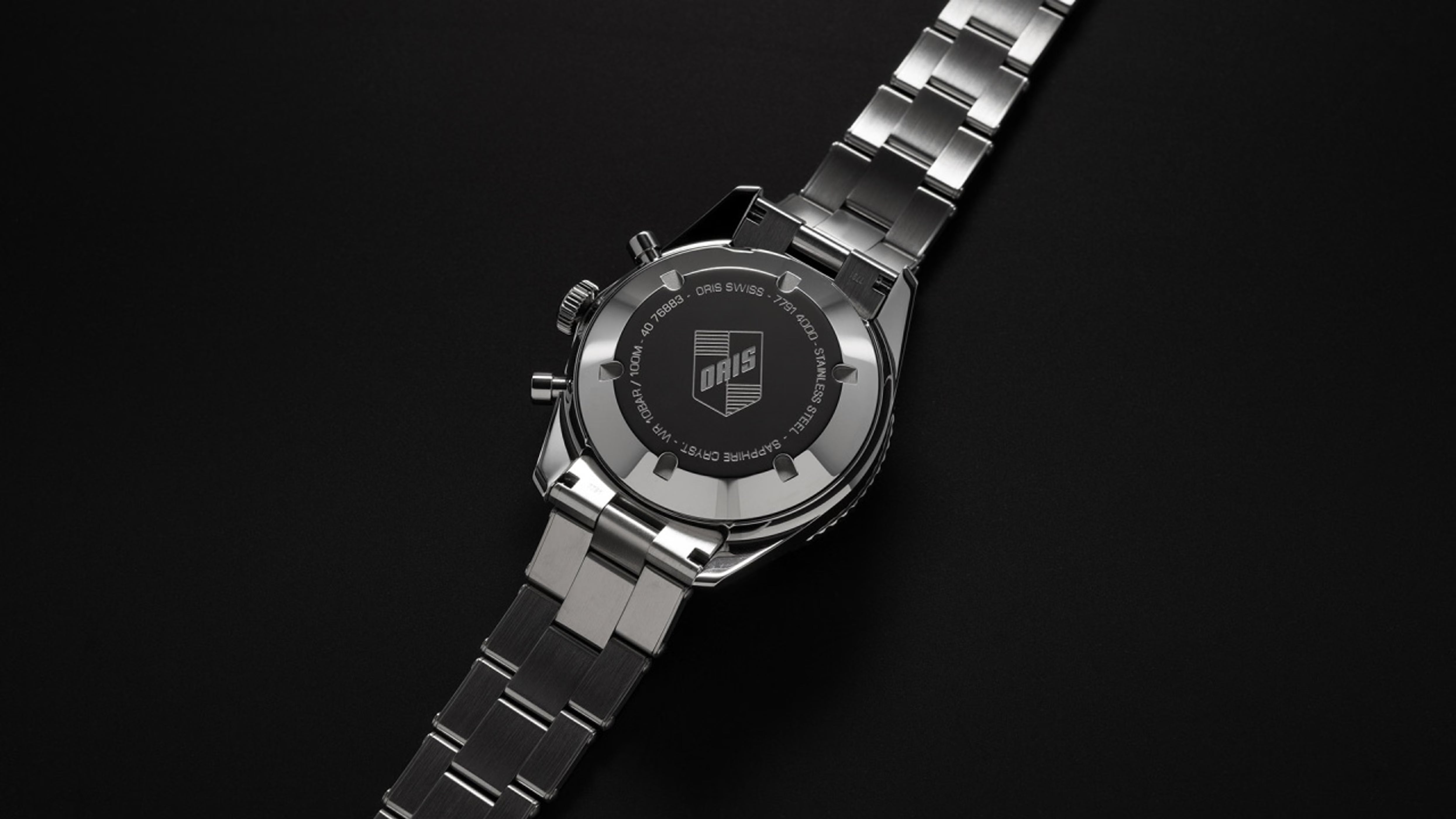 Pre-Owned Oris Divers Sixty-Five Black Dial Chronograph
