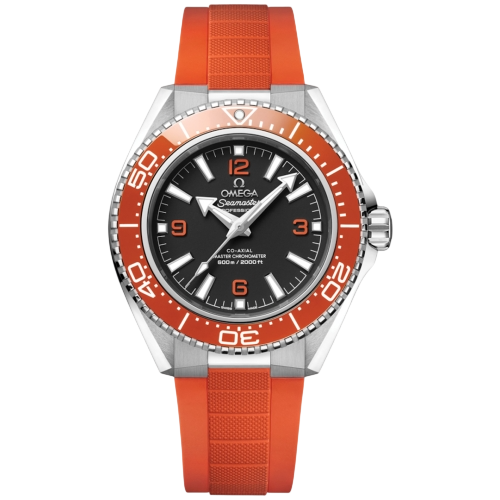 Omega Planet Ocean 600m Co-Axial Master Chronometer 42mm Orange Strap Watch