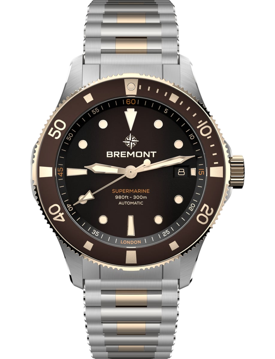 Pre-Owned Bremont Supermarine Bi-Color Brown Dial 300M 40mm