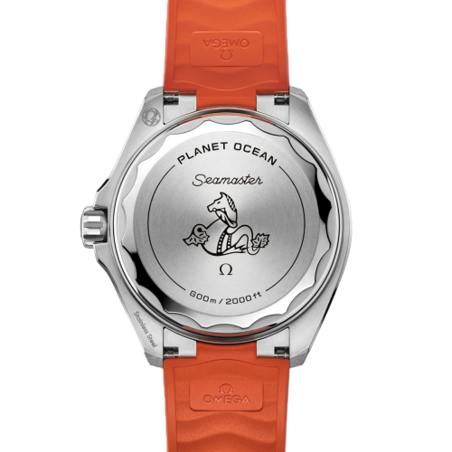 Omega Planet Ocean 600m Co-Axial Master Chronometer 42mm Orange Strap Watch
