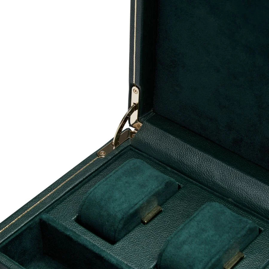 British Racing Single Watch Winder with Storage - Green
