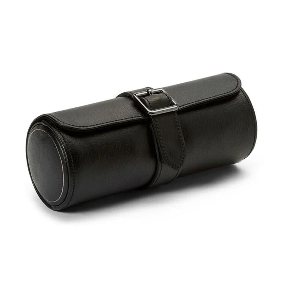 Black British Racing Triple Watch Roll - 792902