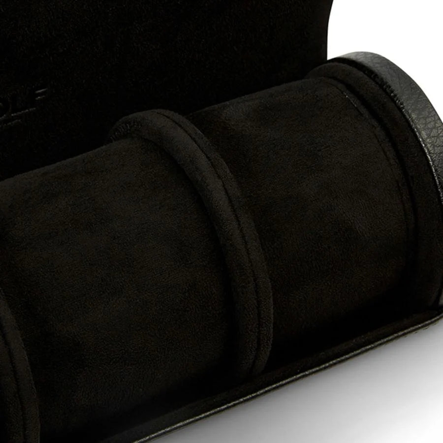 Black British Racing Triple Watch Roll - 792902
